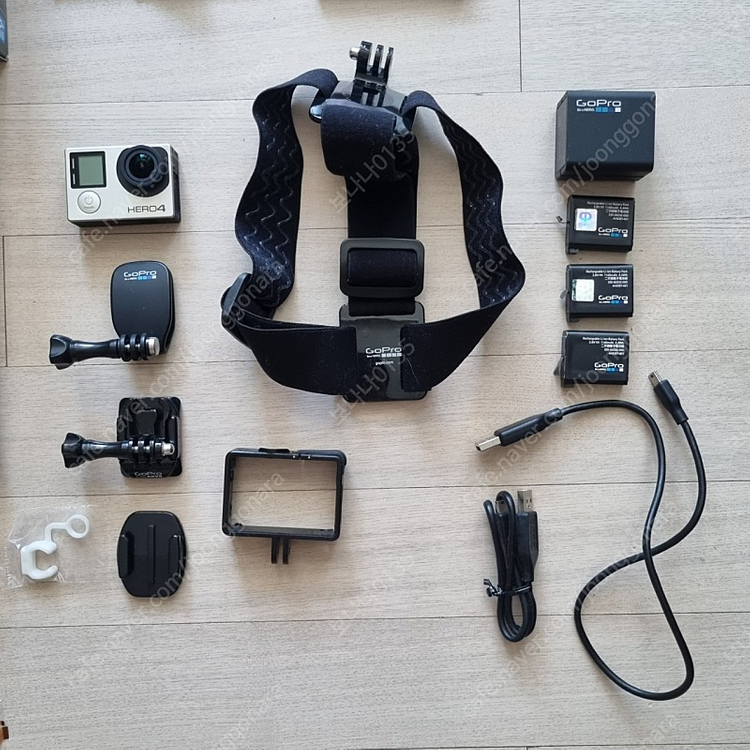고프로4 히어로 실버 풀패키지(후면 터치스크린 수리 키트까지 포함)--1