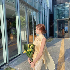 라벨르블랑 생일블라우스 세트 (버터)(새상품)