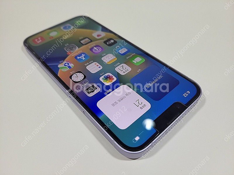 아이폰13 퍼플 128GB (S급) 풀박스--3