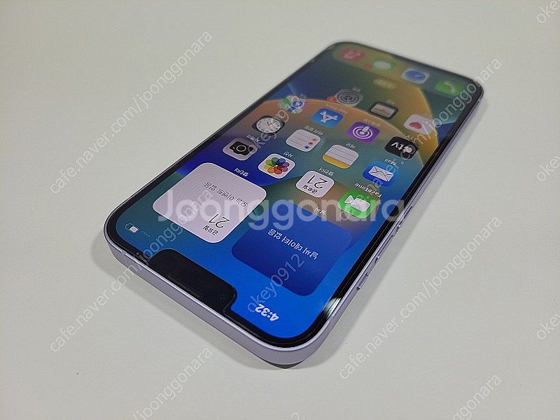아이폰13 퍼플 128GB (S급) 풀박스--4
