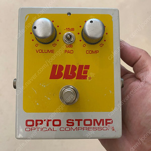 BBL opto stomp 컴프레서 기타 페달