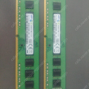 삼성 데스크탑용 DDR3 8GB 2Rx8 PC3-12800U 메모리 (RAM) 2개 일괄팝니다