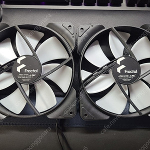 fractal design 시스템 쿨러 aspect 14 RGB 블랙 2개