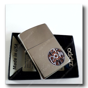 정품 미개봉 새 지포라이터 29872 ZIPPO BUTTON LOGO