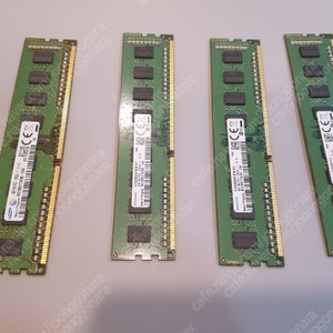 삼성 DDR3 PC3-12800 4G (데스크탑용) 4개 팝니다.