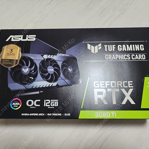 ASUS TUF RTX 3080Ti OC 판매합니다! 상태 S급!