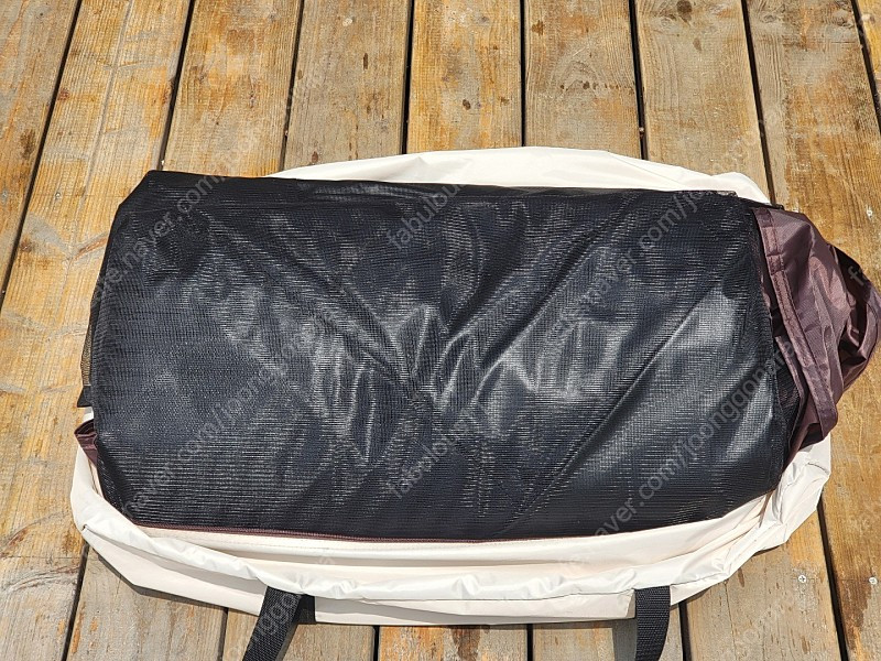 [미사용] 주니스 카라반 타프 일체형 어닝 메쉬룸 모기장 텐트 500 이미지