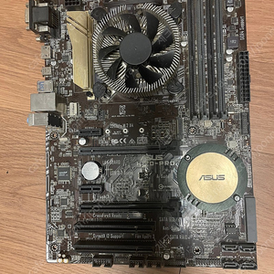 i3-7101te CPU + ASUS H170-PRO 메인보드 팝니다.