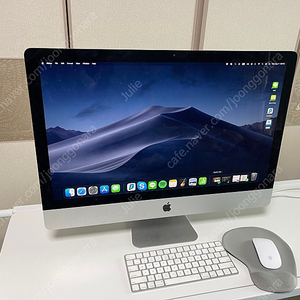 2019 아이맥 3.0GH i5 5K 27인치 i5 램8GB 1TB SSD