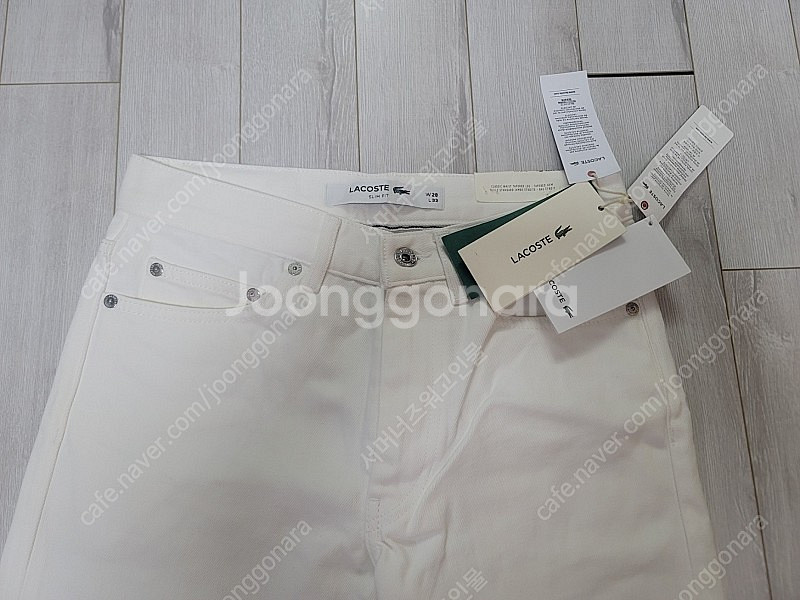[새상품] ﻿라코스테(lacoste) 슬림핏 5 포켓배...--2