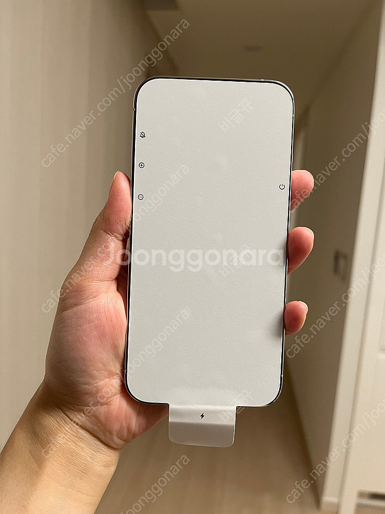 아이폰12프로 256GB 실버 리퍼 후 미사용 새폰--5