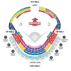 8/11~12 ssg랜더스vs삼성라이온즈 응지석,노브랜드테이블석