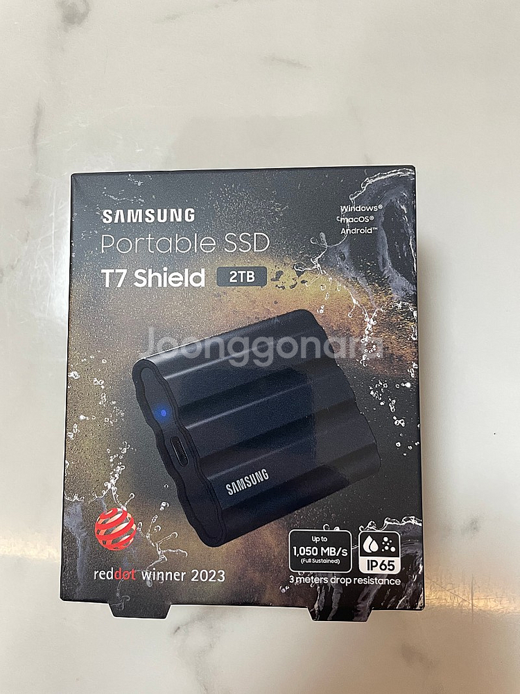 [미개봉] 삼성 T7 Shield SSD 외장하드 2TB--0