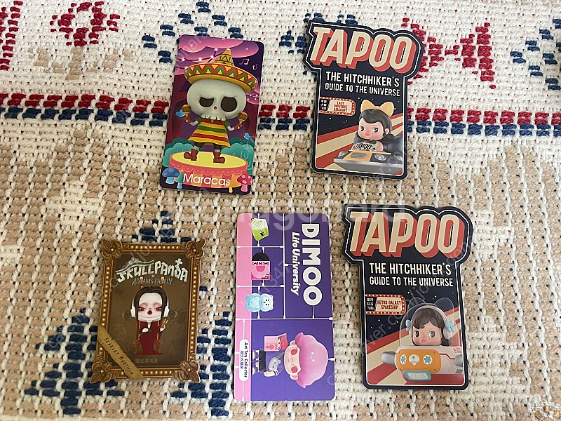 팝마트 피규어 판매합니다 라부부 스컬판다 디무 타푸--0