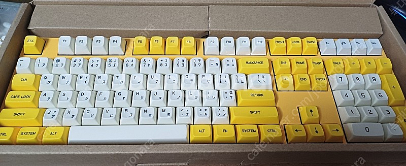 [24만 ]덱키보드 거북선 풀배열 / 옐로우 커스텀 /...--0