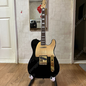 스콰이어 squier 40th anniversary telecaster gold edition black