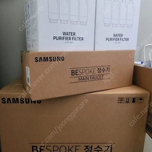 삼성 비스포크 냉온정 정수기 RWP71411AAP 화이트 판매합니다 (교체 필터 +2개) 새상품