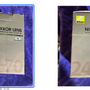 nikon 24-70N 2.8G ED 니콘 렌즈 박스 + 파우치 판매합니다.