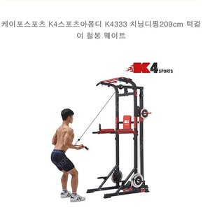 관악구) 치닝디핑 k4스포츠 k4333 팔아요