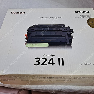 CANON CRG 324 II 미개봉 정품 캐논 카트리지 홀로그램 스티커 부착 새거 가격인하