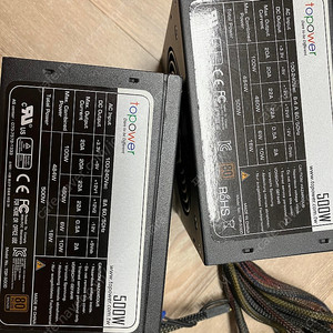 PC 파워 topower 500w 80 브론즈