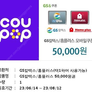 GS칼텍스 & 홈플러스 5만원권