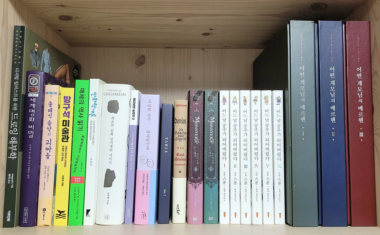 로맨스 소설/작법서/웹툰/어공주/만화책/라노벨/베스트셀러/에세이/자기계발서/텀블벅/책/책장정리/도서/ 이미지