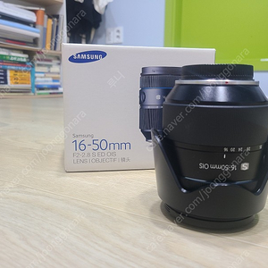 삼성카메라 NX 16-50mm S 슈퍼맨 렌즈 풀박 판매합니다.