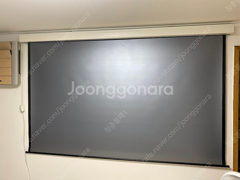 비비텍 4k 프로젝터 + 광학 전동스크린--1
