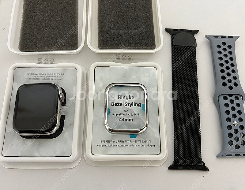 애플워치5 스테인리스44mm 셀룰러--2