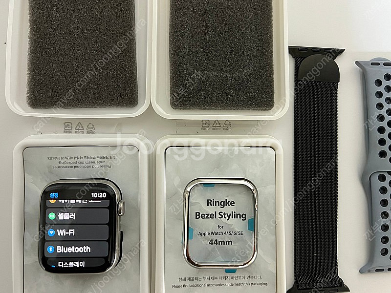 애플워치5 스테인리스44mm 셀룰러--3