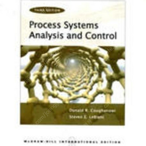 (구매) Process Systems Analysis and Control 3rd edition 삽니다.