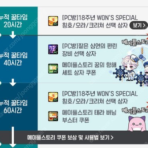 메이플스토리 꿈의항해세트 쿠폰 4.5만원 판매합니다