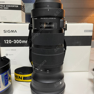 시그마 120-300 F2.8 스포츠 시그마 마운트+2X신형+MC11(소니E) 판매합니다