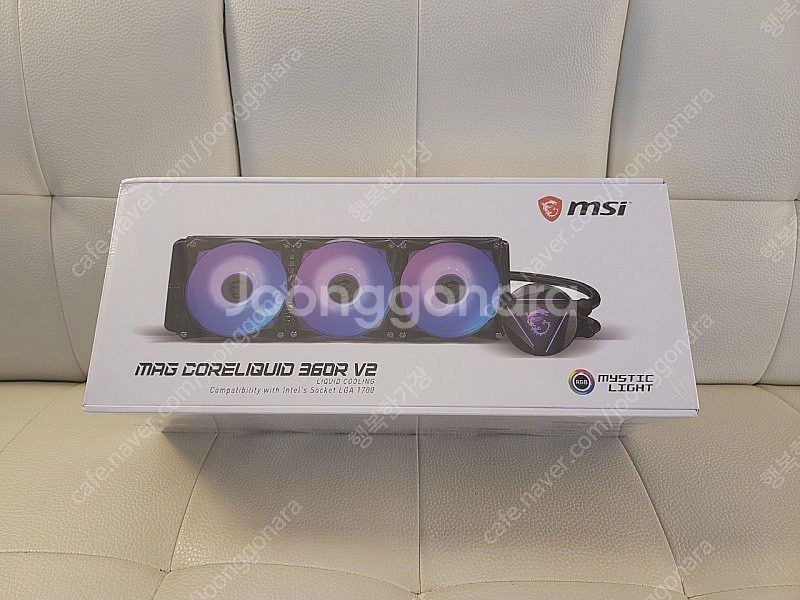 코어리퀴드 360R v2 (3팬) cpu 수냉쿨러 미개봉 새제품 11만원--0