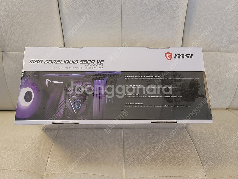 코어리퀴드 360R v2 (3팬) cpu 수냉쿨러 미개봉 새제품 11만원--1