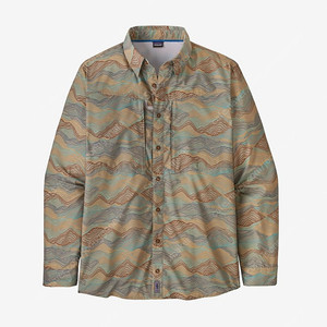 파타고니아 patagonia (새상품) 긴팔 솔 패트롤 셔츠 록 사이클 멀티 오어 탠 M 사이즈