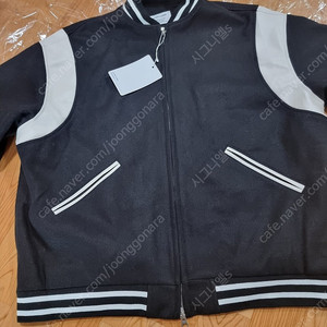 바시티 자켓 블랙 XL 사이즈