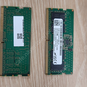 노트북용 DDR5 8GB (PC5-4800) 2개 팝니다