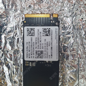 pm991a 1t ssd 팝니다 (2280)