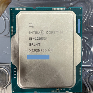 인텔 intel i5 12600k cpu 판매합니다.