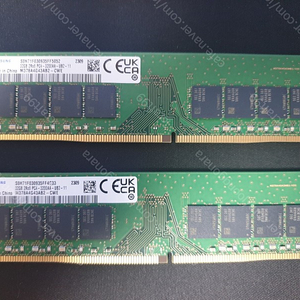 (미사용) 삼성 ddr4 32g 2개 총 64g 팝니다.