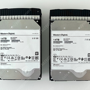 WD ultrastar 울트라스타 14tb