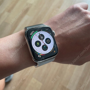 애플워치4 44mm 스테인리스