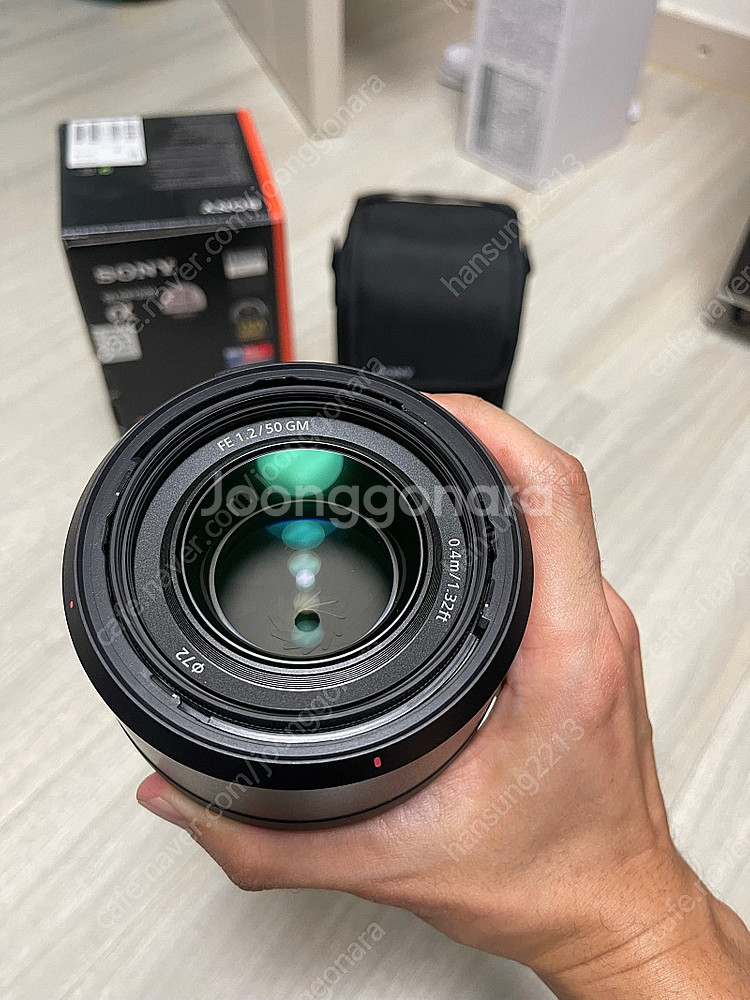 (풀박스) 소니 50.2gm 50mm f1.2 팝니다--2