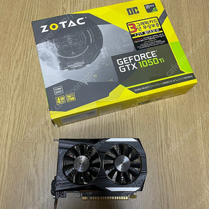 조텍 지포스 gtx1050ti 그래픽카드 판매합니다.