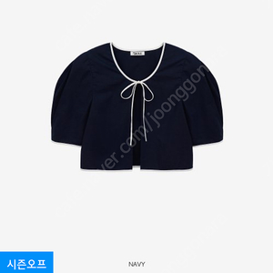 그로브 폰드 블라우스 (ponde blouse) 네이비색상