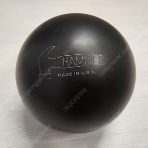 햄머 블랙 오리지널 우레탄 볼링공 15P (공인구)