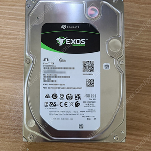 HDD 하드디스크 시게이트 Exos 7E8 SAS 8테라(8TB) ST8000NM001A