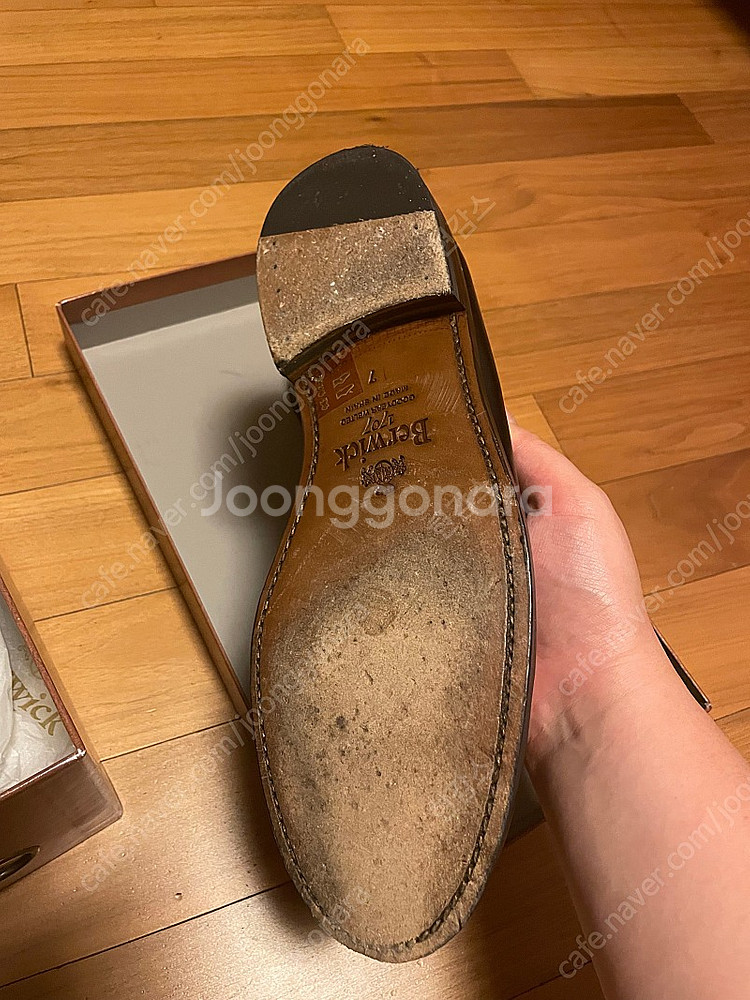 버윅 4456 블랙카프 페니로퍼 7사이즈--4
